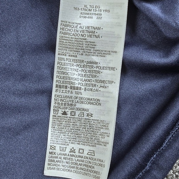 Nike Dri-FIT Kids Boys Sleeveless Hooded Tank Top Shirt Top Blue XL - Picture 4 of 5